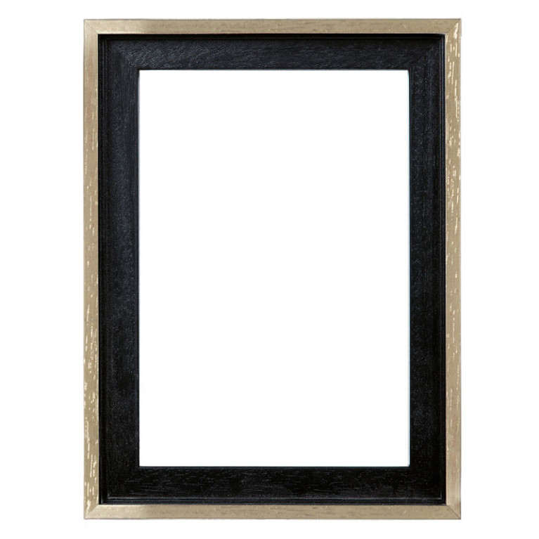 Baklijst Zwart/Goud A4 - Vooraanzicht