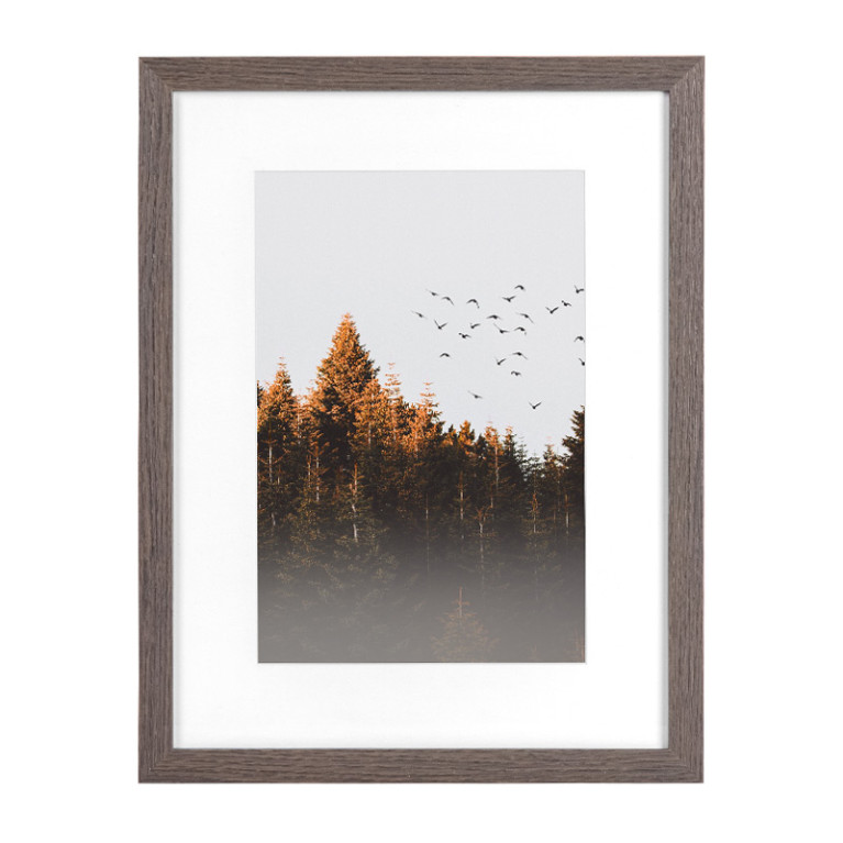 Fotolijst Floss Grijs A4 (21x29,7 cm) - Art Print en Passe Partout
