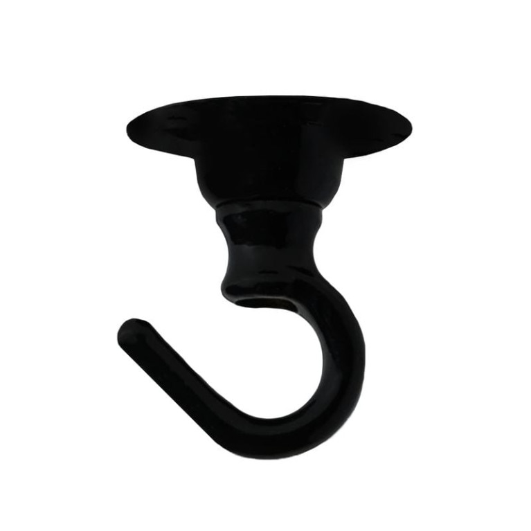 Plafondhaak Mat Zwart