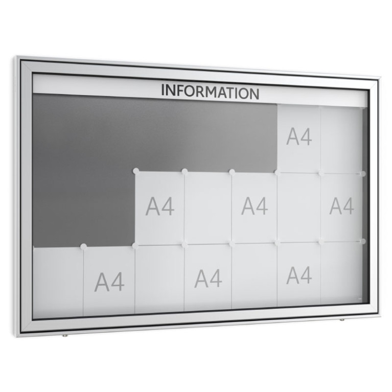 Informatiekast Buiten Draaideur 21x A4 Premium