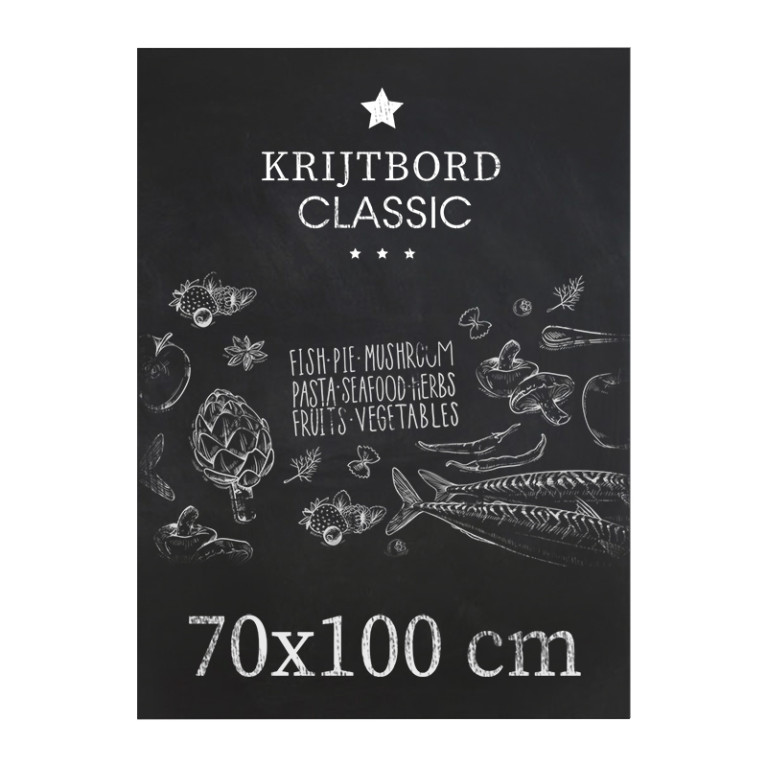 Krijtbord Classic 70x100 cm Verticaal
