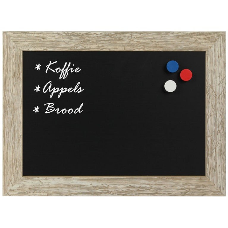 Krijtbord Magnetisch Capella Crème 40x60 cm