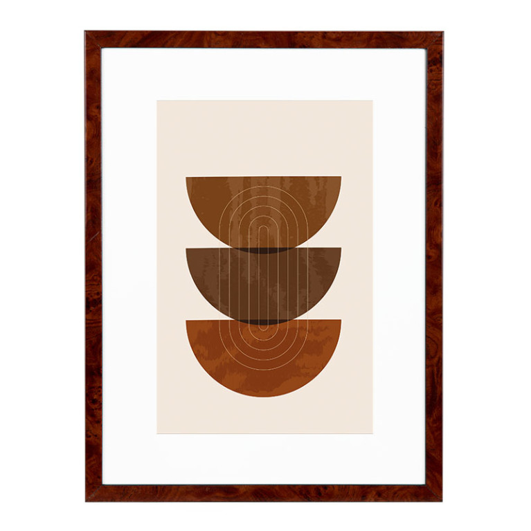 Wissellijst Wortelnoten 40x50 cm - Art Print en Passe Partout