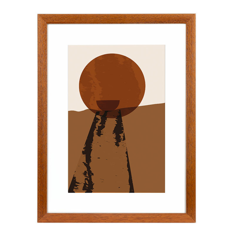 Wissellijst Beuken 50x65 cm - Art Print en Passe Partout