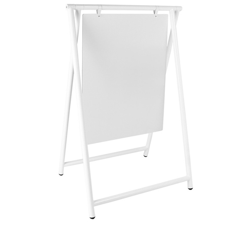 Stoepbord Swing Sign A-Frame White 60x80cm - Wit - zonder bedrukking