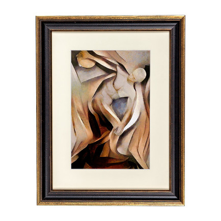 Fotolijst Venice Zwart/Goud A2 (42x59,4 cm) - Art Print en Passe Partout