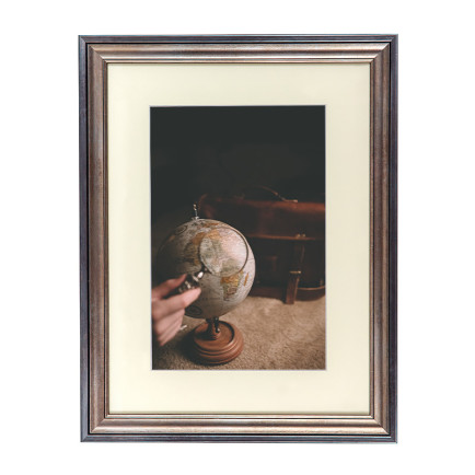 Fotolijst Nuoro Brons A2 (42x59,4 cm) - Art Print en Passe Partout
