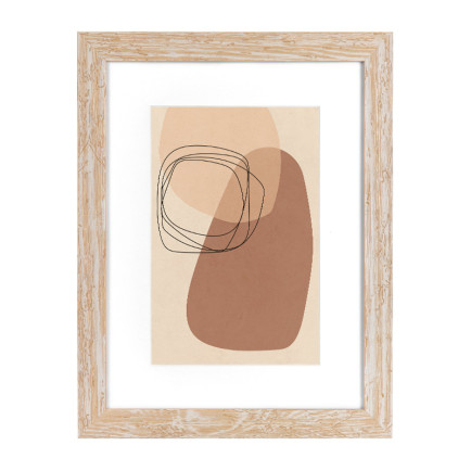 Fotolijst Capella Crème A4 (21x29,7 cm) - Art Print en Passe Partout