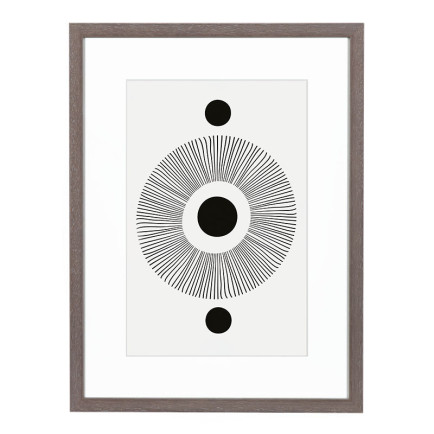 Wissellijst Vergrijsd 20x30 cm - Art Print en Passe Partout
