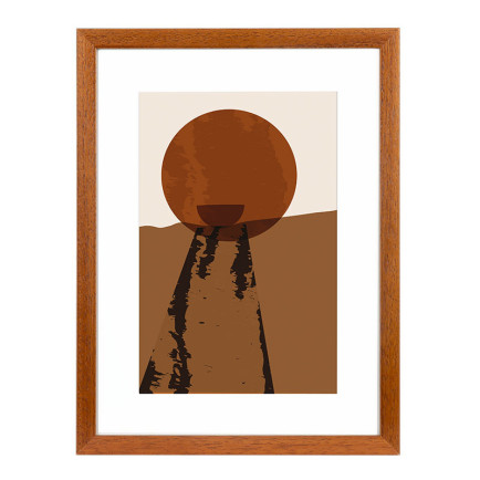 Wissellijst Beuken A4 - Art Print en Passe Partout