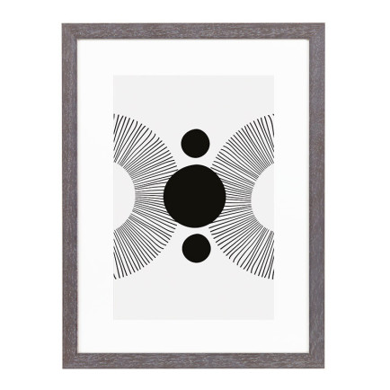 Wissellijst Vergrijsd Breed 50x70 cm - Art Print en Passe Partout