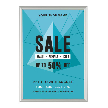 Kliklijst Alira A4 15mm - Lijst met inlay