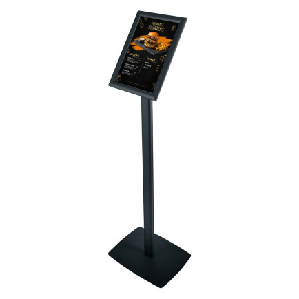Menubord Triton A4 Zwart - Portrait & Landscape