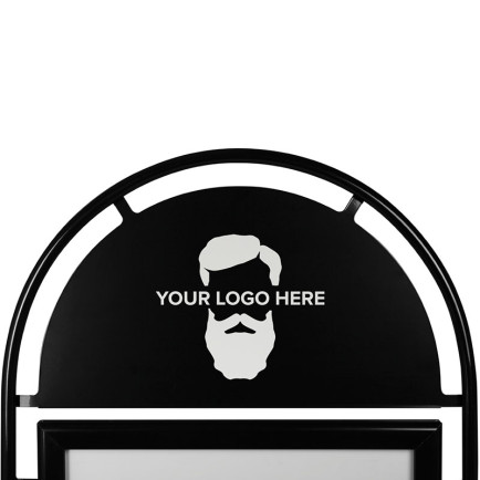 Bedrukt Topbord Round Tube A-model A1 Deluxe - Black
